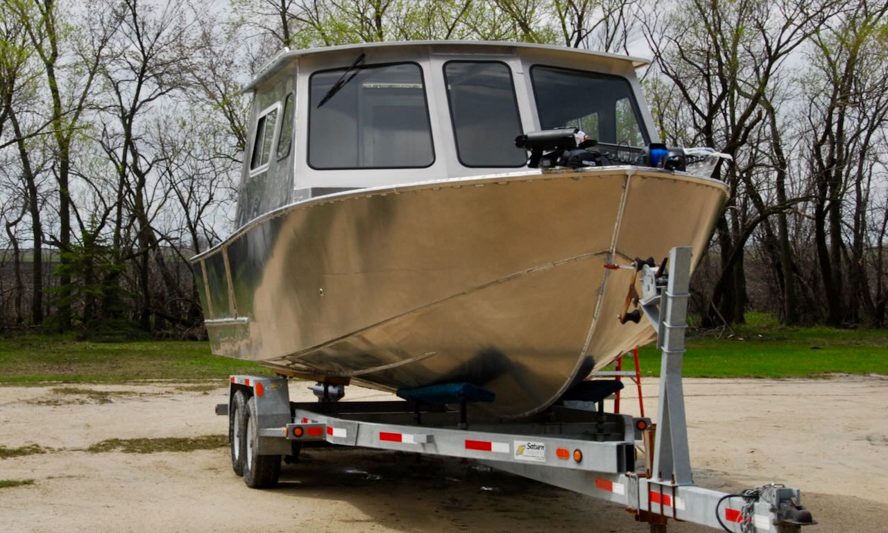 26 foot Welded Aluminum Wolverine Boat Image