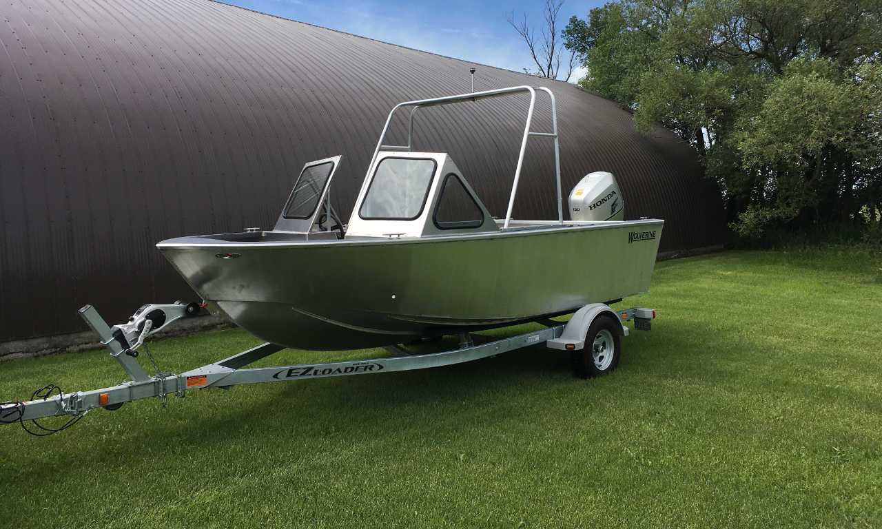Welded aluminum boats